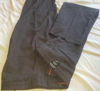 Pantalón vestir Tallas Grandes 64 gris hombre