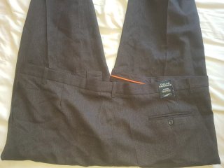 Pantalón vestir Tallas Grandes 64 gris hombre