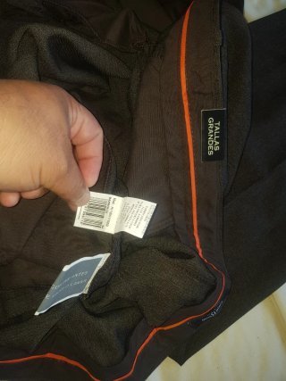 Pantalón vestir Tallas Grandes 64 gris hombre