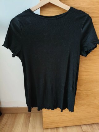 Camiseta premamá H&M negra Talla L