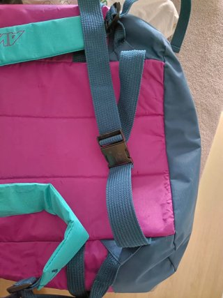 Mochila Avia Vintage Rosa y Azul