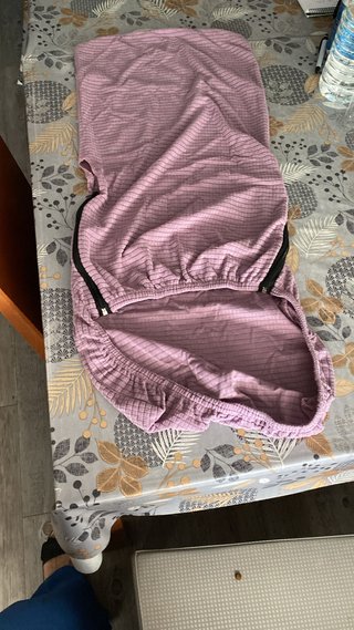 Funda Silla Oficina Terciopelo Rosa