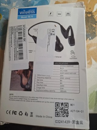 Auriculares Óseos Deportivos BL13