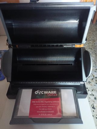 Organizador y dispensador de discos Discgear
