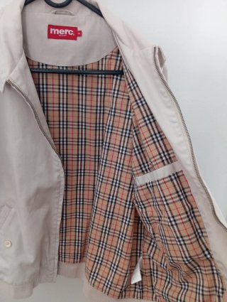 Merc Harrington Jacket Beige Talla M