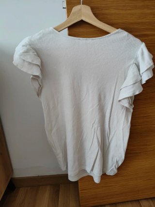 Camiseta premamá H&M blanca Talla L