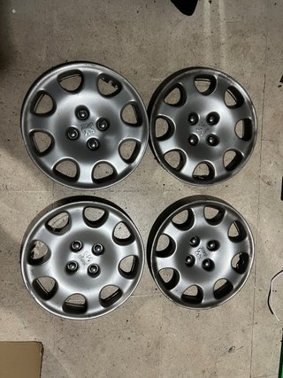 Juego Tapacubos Peugeot 15 Original