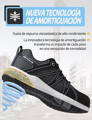 Zapatos Seguridad S3S Impermeables Ligeros