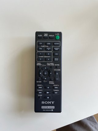 Minicadena Sony Bluetooth CD USB Modelo CMT-SBT20