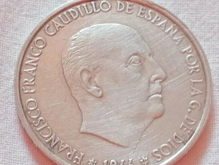 Moneda Plata Franco Caudillo España 1966