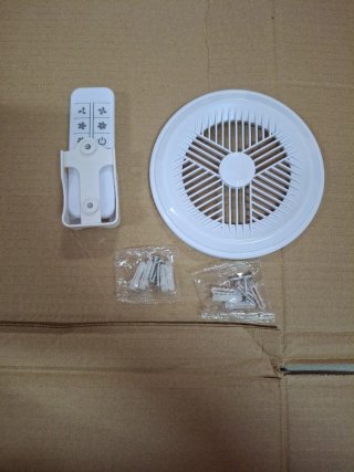 Extractor de aire blanco con mando
