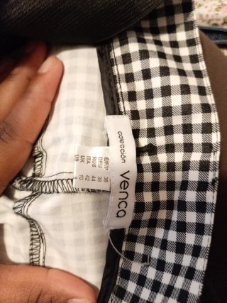 Pantalón Venco Cuadros Talla 38