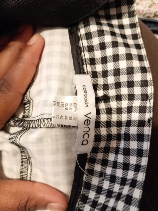 Pantalón Venco Cuadros Talla 38