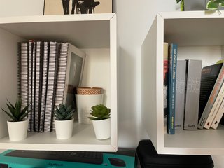 Mueble Cubo Decorativo Blanco EKET