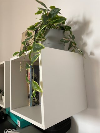 Mueble Cubo Decorativo Blanco EKET