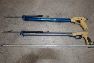 Fusiles pesca submarina Beuchat y Rayo 50cm