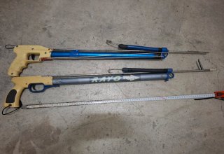 Fusiles pesca submarina Beuchat y Rayo 50cm
