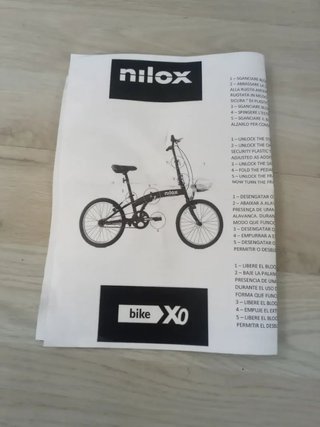 Bicicleta Plegable Adulto Nilox