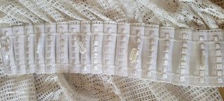 Tris tende vintage pizzo 250x80 cm