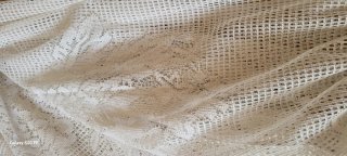 Tris tende vintage pizzo 250x80 cm