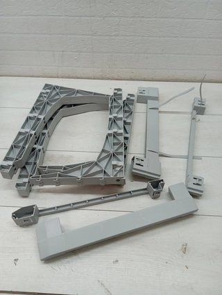 Armario Multifunción 2 Puertas Gris 78x43,6x225,8