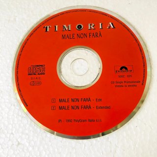 Timoria Male Non Farà CD Single Promo 1992