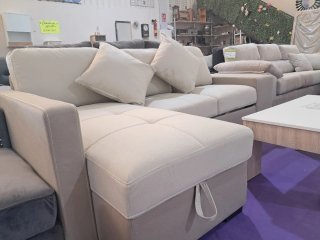 Sofá Cama Beige/Gris Alta Gama