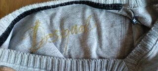 Jersey Desigual Gris Multicolor