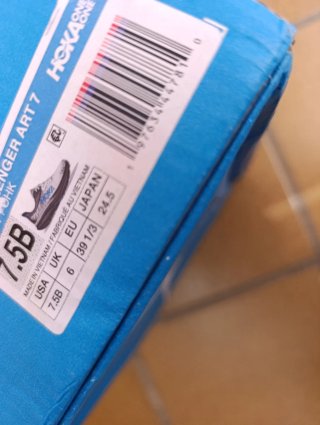 Zapatillas Hoka Talla 39.5 Gris/Azul