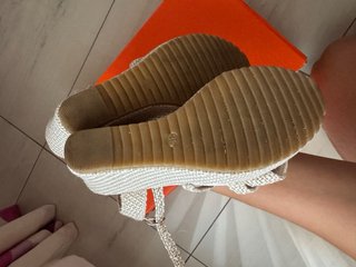 Sandalias cuña beige