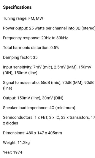 Receptor Estéreo Pioneer SX-636