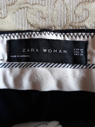 Pantalón de vestir Zara negro