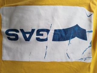 Camiseta GAS amarilla hombre