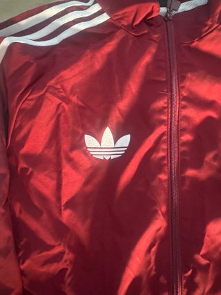 Chaqueta Cortavientos España Adidas Roja