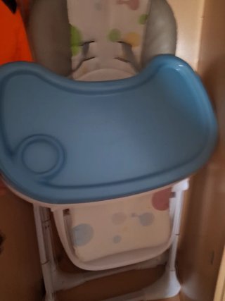Trona de bebé con cojín estampado