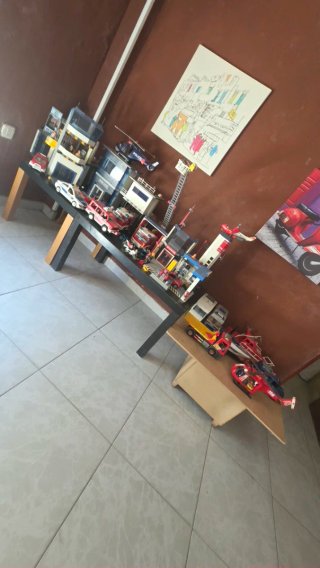 Lote Playmobil: Policía y Bomberos