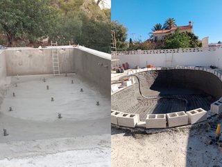 Hacemos gunitados de piscinas