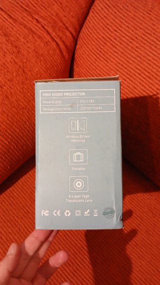 Mini Proyector WiFi JIMVEO Blanco