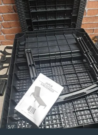 Lettino da Giardino Keter Jaipur Pieghevole per Esterno