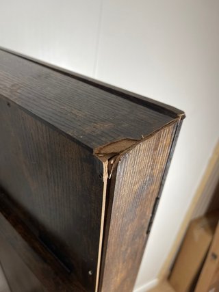 Mueble expositor de madera