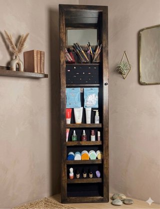 Mueble expositor de madera