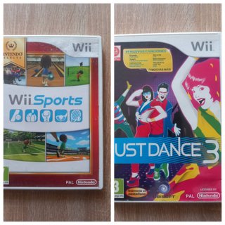 Wii Sports y Just Dance 3 Nintendo Wii