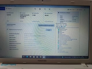 Portátil Toshiba Blanco