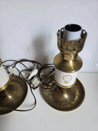 SET 2 lampade vintage