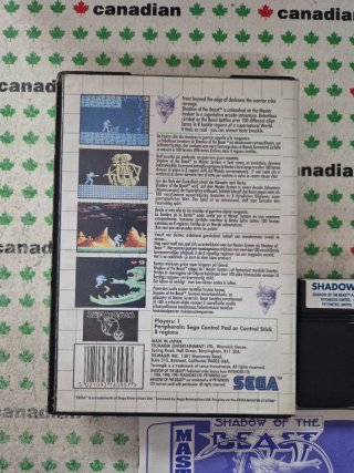 Shadow of the Beast Master System