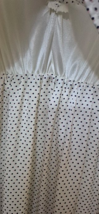 Vestido LFT lunares blanco y negro talla S