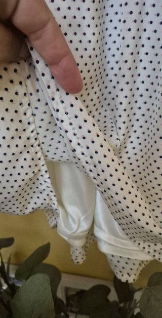 Vestido LFT lunares blanco y negro talla S