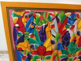 Cuadro Dominicano Arte Popular