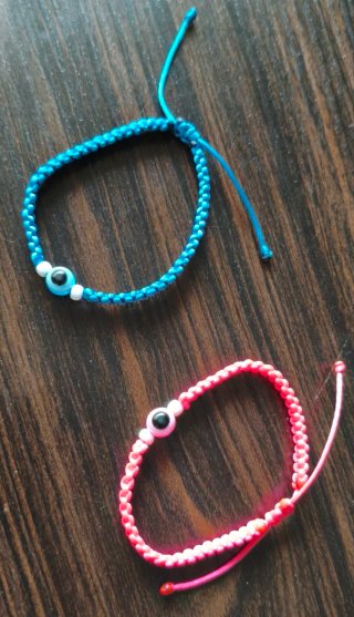 Pulsera Ojo Turco Hecha a Mano