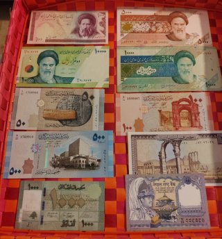 Lote de Billetes del Mundo para Intercambio